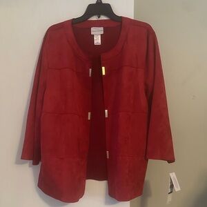 Alfred Dunner Red Women's Blazer